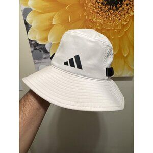 🆕Adidas Men Wonder Alumina Grey/Black/5.0 100% Polyester Athletic Bucket Hat